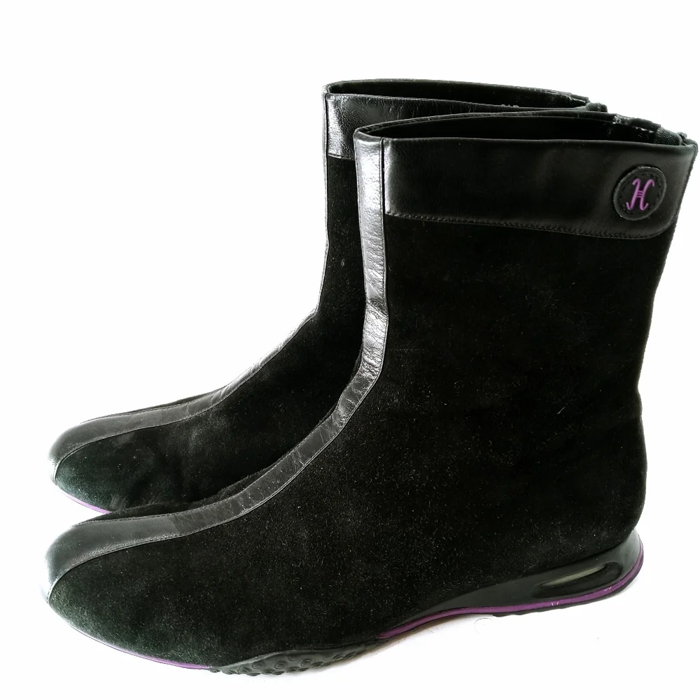 Cole Haan‎ Nike Air Beau Suede Ankle Boots